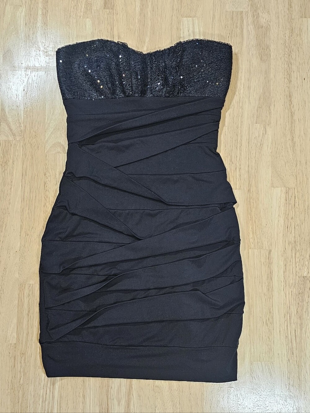 Ruby Rox Black Sequin Bodycon Dress - Picture 10 of 10